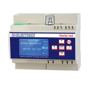 Gateway für Kommunikation - PFNY6-005D9-A10 YOCTO NET D6 WEB LOG 8 CHARTS - ELECTREX - Industrie / Telemetrie / IoT