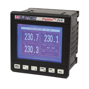 Signalanalysator - PFA69-FB1Z2-EMF FEMTO PRO 96 F - ELECTREX - Überwachung / für Stromnetz / für dreiphasige Stromnetze