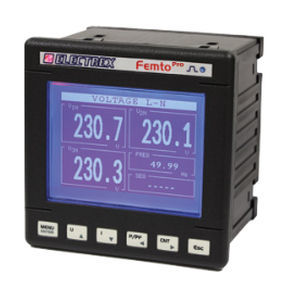 Stromnetz-Analysator - PFA69-FH102-E00 FEMTO PRO 96 F - ELECTREX - für dreiphasige Stromnetze / Netzqualität / Leistung