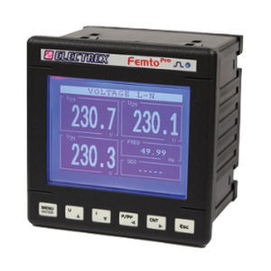 Stromnetz-Analysator - FEMTO PRO 96 F - ELECTREX - für dreiphasige Stromnetze / für einphasige Stromnetze / Leistung