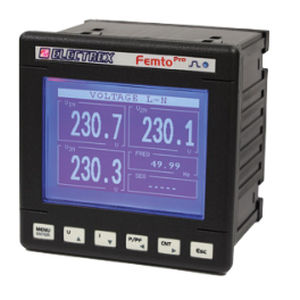 Überwachungs-Analysator - PFA69-EB102-EM0 FEMTO PRO 96 ECT - ELECTREX - für Stromnetz / Netzqualität / Leistung