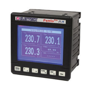 Überwachungs-Analysator - PFA69-EH102-E00 FEMTO PRO 96 ECT - ELECTREX - für Stromnetz / für dreiphasige Stromnetze / für einphasige Stromnetze