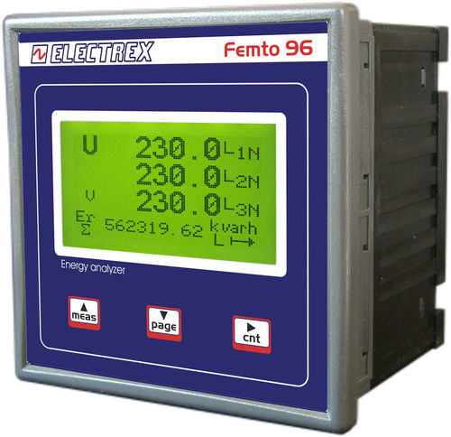 Einphasiger elektrischer Energiezähler - ELECTREX - Einbau / mit LCD-Display