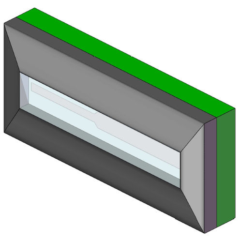 Optoelektronischer Sensor / Reflex-Lichttaster - iC-LO  - iC-Haus - rechteckig / Infrarot