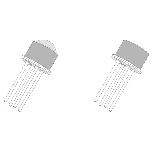 Optoelektronischer Sensor / Reflex-Lichttaster - iC-VP - iC-Haus - zylindrisch / Infrarot