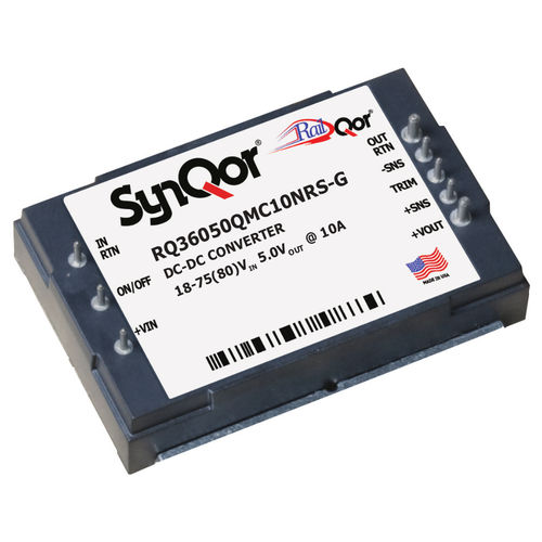 DC/DC-Wandler / Spannungsbereich Eingang 4:1 - RQ36 - SYNQOR - SMD / für die Bahntechnik