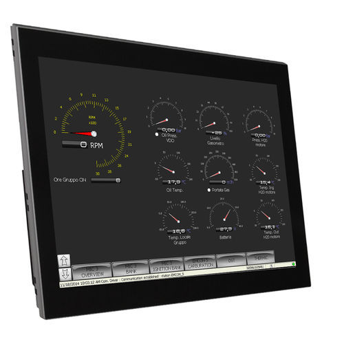 LCD-Monitor - S.I.C.E.S. - mit Touchscreen / 15,6" / 12,1"