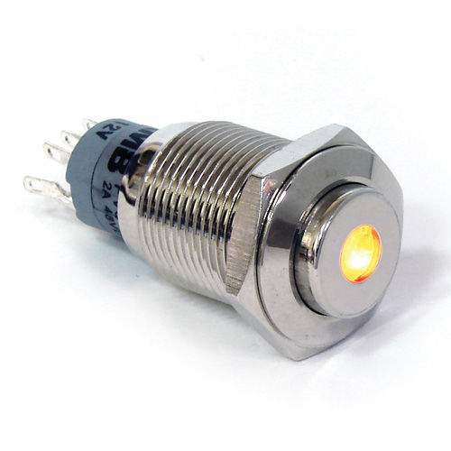 Wasserdichter Drucktaster - PV3 series - E-SWITCH - IP67 / IP40 / LED-beleuchtet