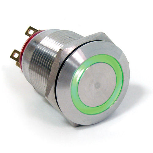 Vandalismussicherer Drucktaster - PV4 series - E-SWITCH - wasserdicht / IP65 / LED-beleuchtet