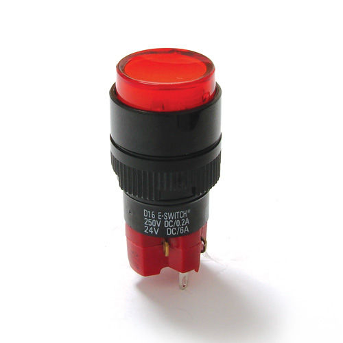 Robuster Drucktaster - D16 series - E-SWITCH - LED-beleuchtet / Industrie / on/off