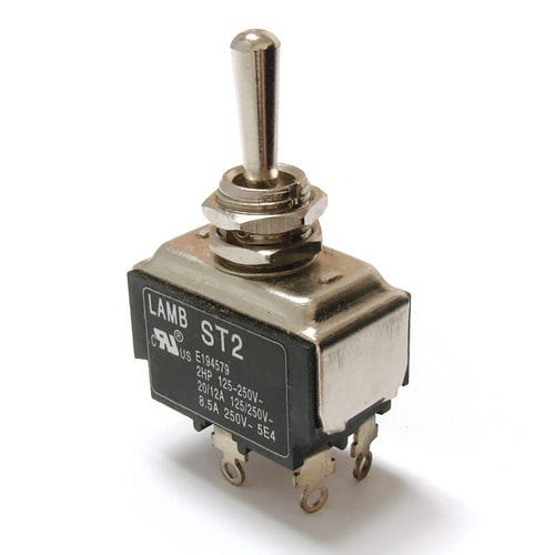 Kippschalter - ST2 series  - E-SWITCH - Hebel / zweipolig / ultrarobust
