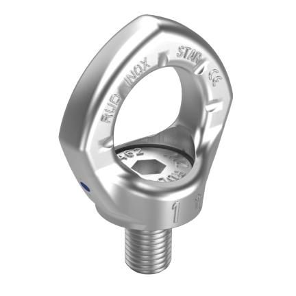 Anschlagpunkt / 360° Drehung - INOX-STAR® - RUD - Einschraub / Edelstahl / drehbarer Ösenhaken