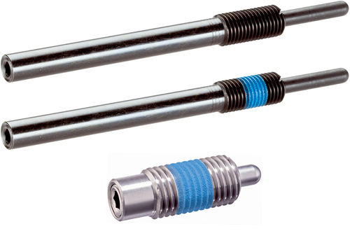 Federnder Druckstift - EH 22070. series - HALDER France - Edelstahl / Kugel / Stahl