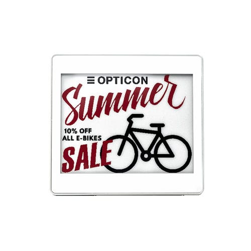 Strichcode-Etikett - EE-420R - OPTICON - selbstklebend / Papier / für Laser