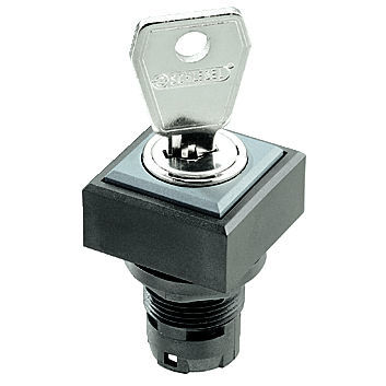 Schlüsselschalter - QUARTRON® QXSSA12E - Georg Schlegel GmbH & Co. KG - IP65 / Einschraub / plattenmontiert