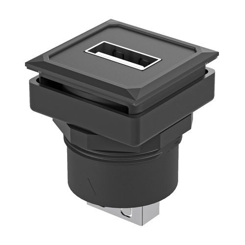 Einbausteckdose - OKJ_USB_AA - Georg Schlegel GmbH & Co. KG - Schalttafeleinbau
