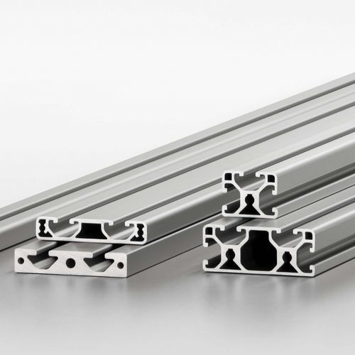 Profil / anodisiertes Aluminium - 0.0.478.05 - item industrial applications - flach / für Industrieanwendungen / leichtgewichtig