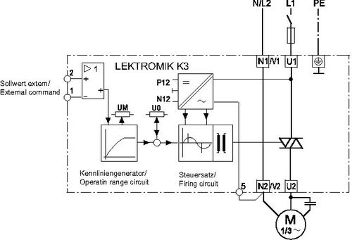 Elektronische Kontrolleinheit / Spannung - 1.5 - 18 A | LEKTROMIK® K3 series  - KIMO