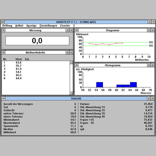 Software für Werkstoffprüfung - Hardtest - BAREISS - Messtechnik / Windows