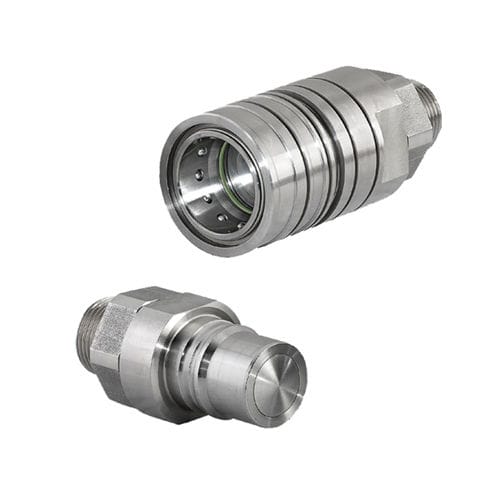 Schnellkupplung - CT series - WALTHER-PRÄZISION - hydraulisch / für Gas / Vakuum