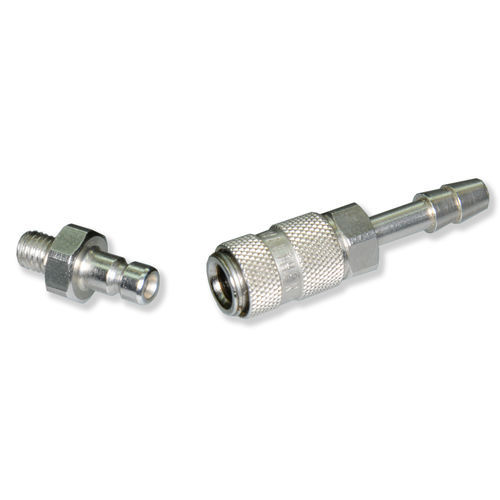 Schnellkupplung - 06-003 - WALTHER-PRÄZISION - hydraulisch / für Druckluft / vernickeltes Messing