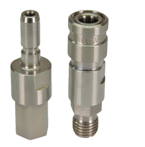 Schnellkupplung - 07-003 - WALTHER-PRÄZISION - hydraulisch / für Druckluft / für Gas