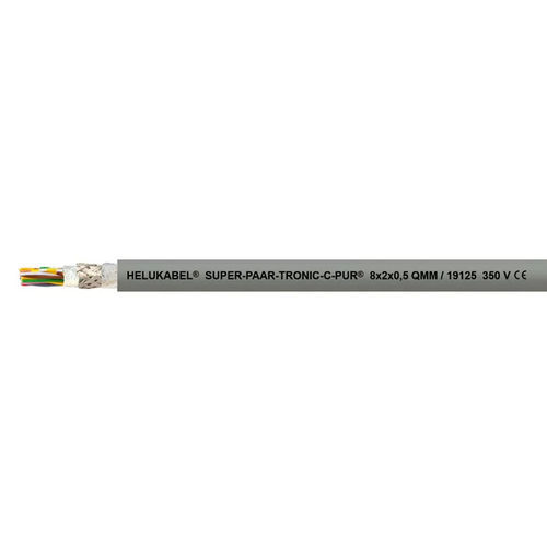 Datenkabel elektrisch - SUPER-PAAR-TRONIC-C-PUR® - HELUKABEL - DIN / ölbeständig / UV-beständig