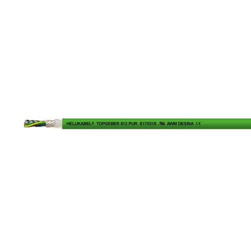 DIN-Stromkabel - TOPGEBER 512 PUR - HELUKABEL - schwerentflammbar / ölbeständig / UV-beständig