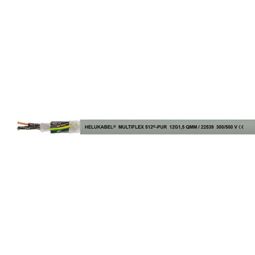 DIN-Stromkabel - MULTIFLEX 512® - HELUKABEL - ölbeständig / UV-beständig / abriebfest