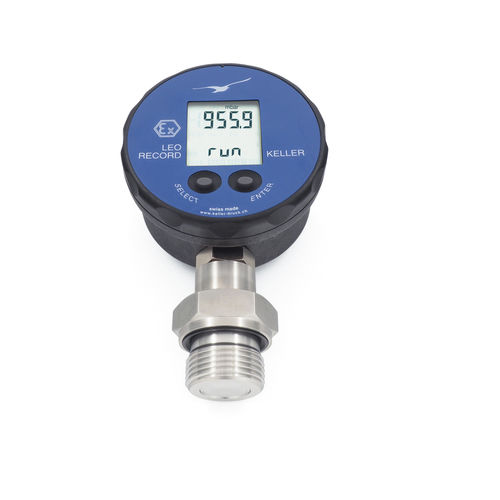 Digitales Manometer - LEO-Record-Ei  - KELLER Pressure AG - G 1/4 / NPT 1/4 / Aluminium