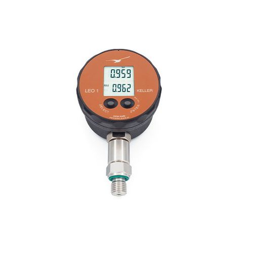 Manometer mit LCD-Display - LEO1-Ei - KELLER Pressure - G 1/4 / NPT 1/4 / Edelstahl