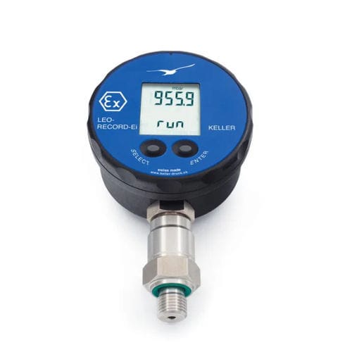 Digitales Manometer - LEO-Record-Ei-H2 - KELLER Pressure AG - G 1/4 / NPT 1/4 / Edelstahl