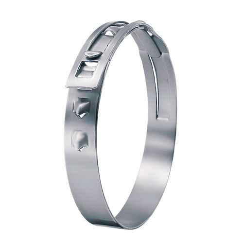 Edelstahl-Schlauchschelle - StepLess® Clamp 168 - OETIKER - mit Zahnarretierungen / Band