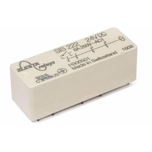 Elektromechanisches Relais / 24 VDC - SIS222 - ELESTA GmbH - 12 VDC / 110 V DC / 48 VDC