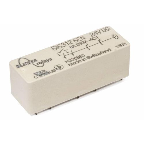 Elektromechanisches Relais / 24 VDC - SIS312 SEN - ELESTA GmbH - 12 VDC / 6 V DC / 5 V DC