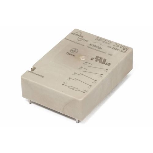 Elektromechanisches Relais / 24 VDC - SIF222 - ELESTA GmbH - 12 VDC / 110 V DC / 48 VDC