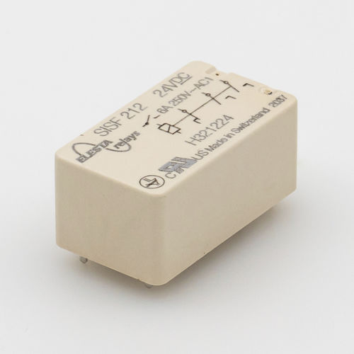 Elektromechanisches Relais / 24 VDC - SISF212 - ELESTA GmbH - 12 VDC / 6 V DC / 48 VDC