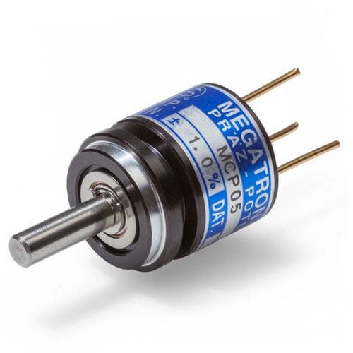 Leitkunststoff-Potentiometer - MCP05 - MEGATRON Elektronik GmbH & Co. KG - Singleturn / manuell / analog