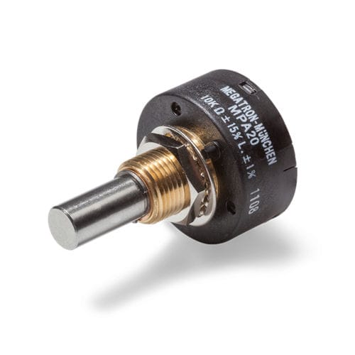 Leitkunststoff-Potentiometer - MPA20/21 - MEGATRON Elektronik GmbH & Co. KG - Singleturn / manuell / analog