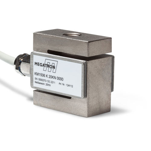 Wägezelle / Zug- und Druckkraft - KM1506 - MEGATRON Elektronik GmbH & Co. KG - S-förmig / Dehnungsmessstreifen / zur Kalibrierung