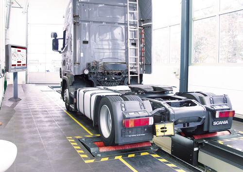 Bremsprüfstand für LKW - MBT 4200 LON W CLASSIC - MAHA Maschinenbau Haldenwang GmbH & Co. KG - Rollen