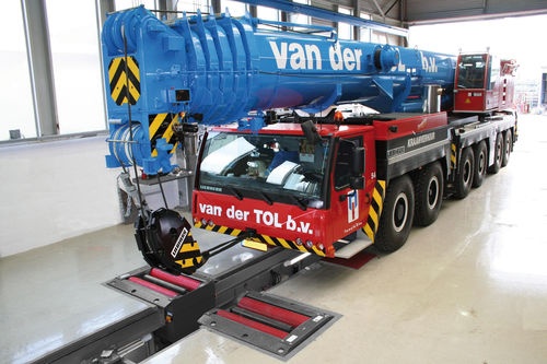Bremsprüfstand für LKW - MBT 4200 LON W COMPETENCE - MAHA Maschinenbau Haldenwang GmbH & Co. KG - Rollen