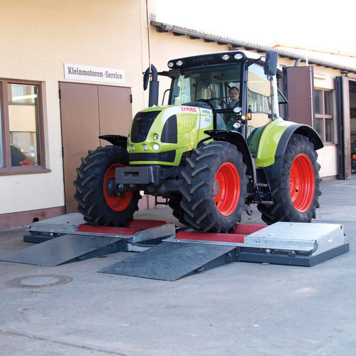 Bremsprüfstand für Landwirtschaftsfahrzeuge - MBT 6200 LON W CLASSIC - MAHA Maschinenbau Haldenwang GmbH & Co. KG - Rollen