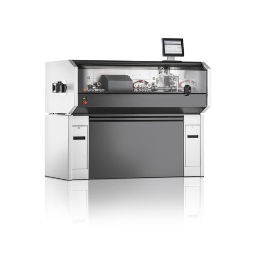 Abläng- und Abisoliermaschine / für Elektrokabel - MegaStrip 9680 - Schleuniger - Messer / elektrisch / automatisch