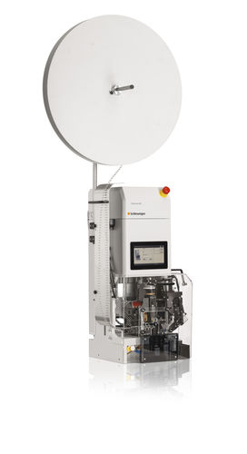 Abisolier- und Crimpmaschine / für Kabel - StripCrimp 208 - Schleuniger - halbautomatisch / pneumatisch