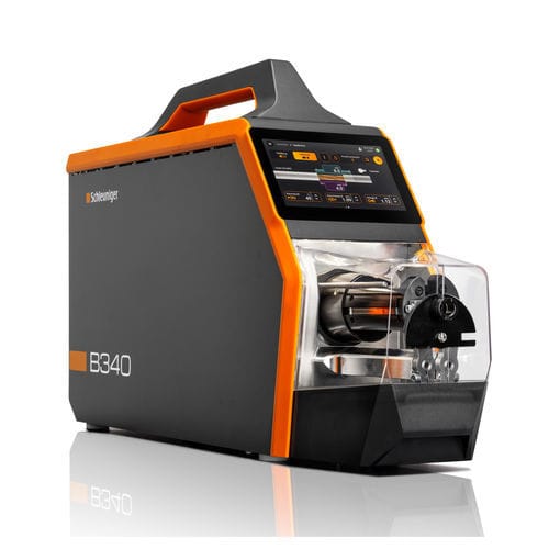 Abisoliermaschine für Elektrokabel - Strip Series B340 - Schleuniger - für Einzelleiter / tragbar / programmierbar