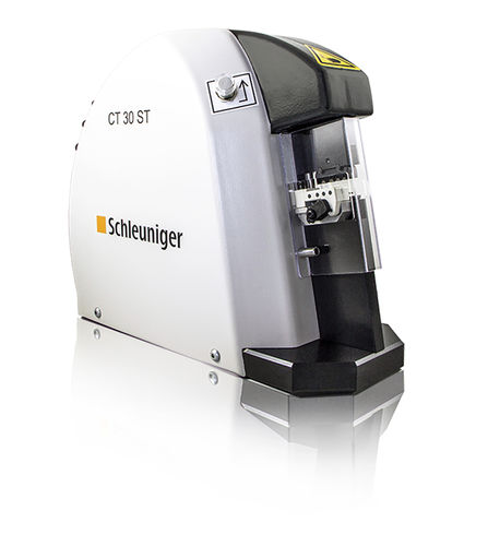 Crimpmaschine für Aderendhülsen - CT 30 ST - Schleuniger - automatisch / pneumatisch