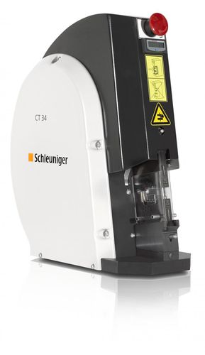 Crimpmaschine für Aderendhülsen - CT 34 - Schleuniger - halbautomatisch / pneumatisch / kompakt