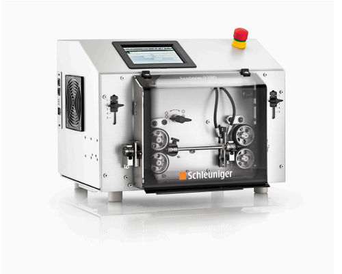 Abläng- und Abisoliermaschine / für Elektrokabel - EcoStrip 9380 - Schleuniger - Messer / automatisch