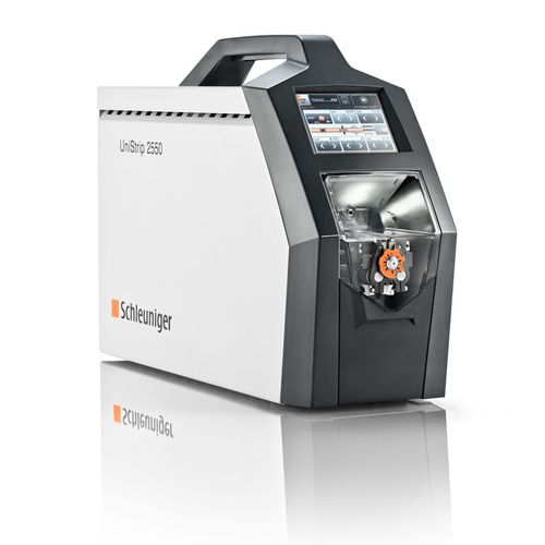 Abisoliermaschine für Einzelleiter - UniStrip 2550 - Schleuniger - Messer / elektrisch / programmierbar